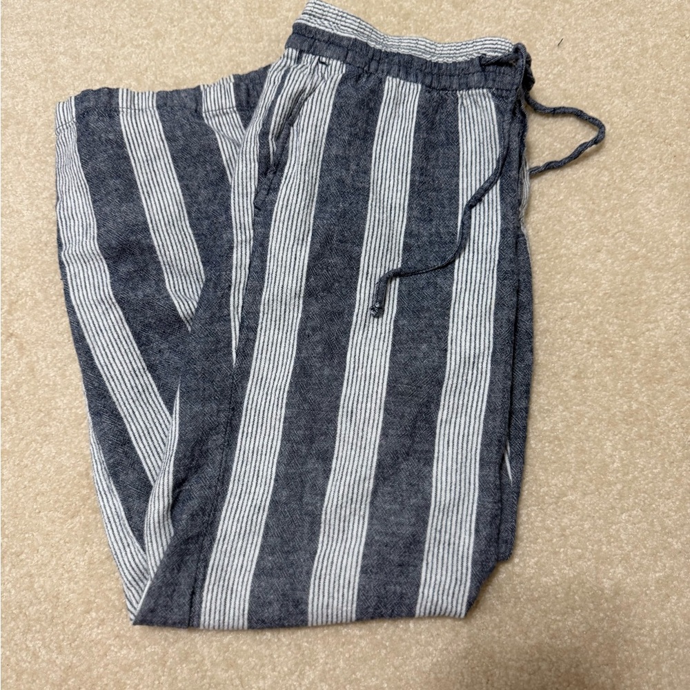 Old Navy  Small Striped Blue and White Pajama Pants
